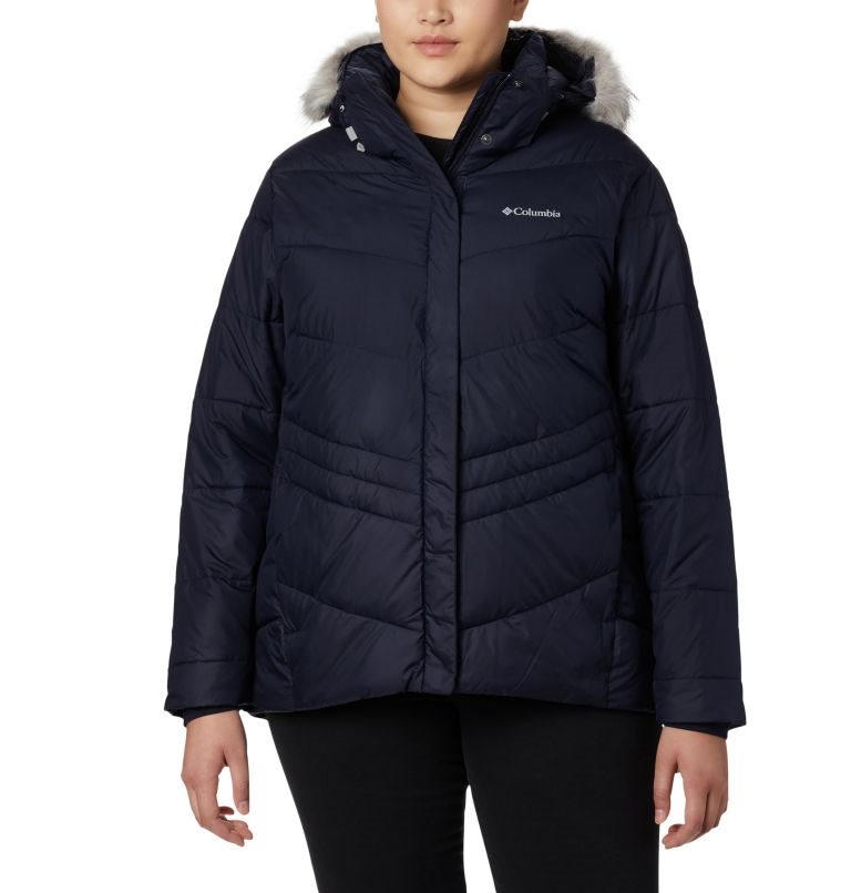 Women\'s Columbia Peak to Park Insulated Jackets Navy | Plus Size CA-PL0A4